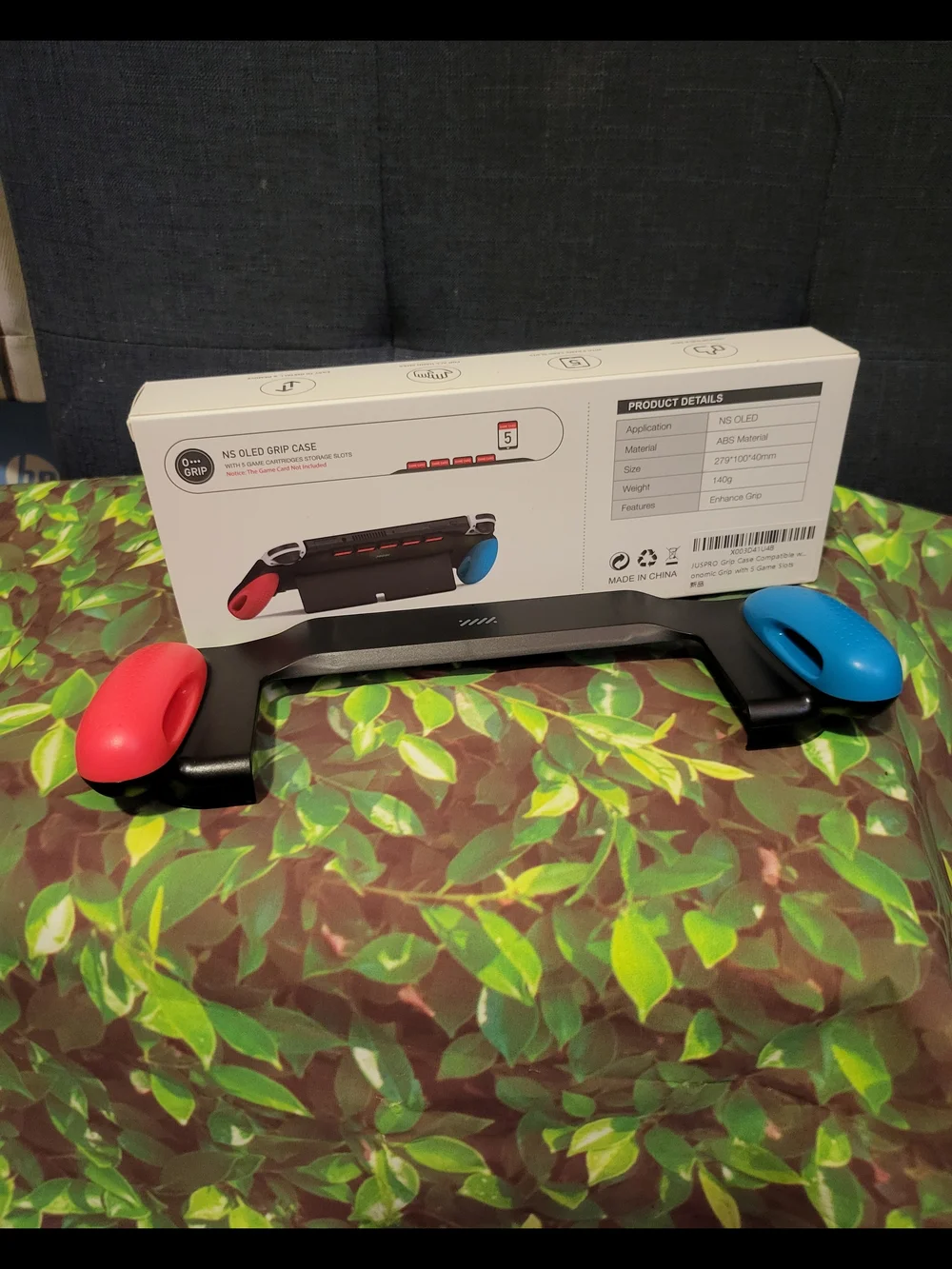 Nintendo Comfort Grip Case with Red Accents